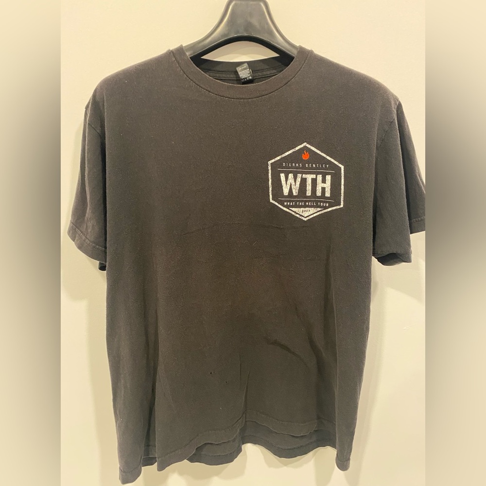 Dierks Bentley What The Hell Tour 2017 T Shirt Size L Black